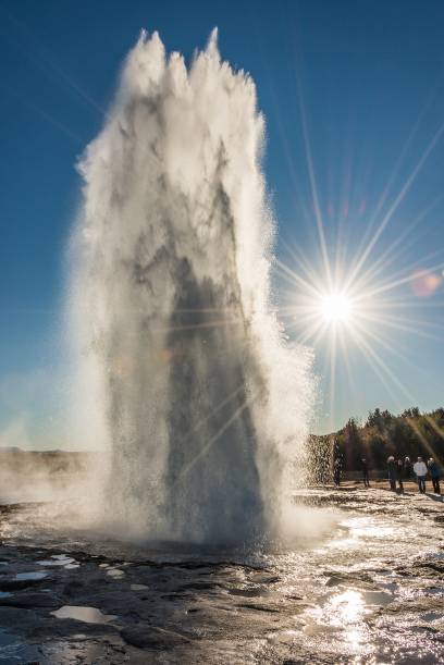 The Strokkur in Iceland