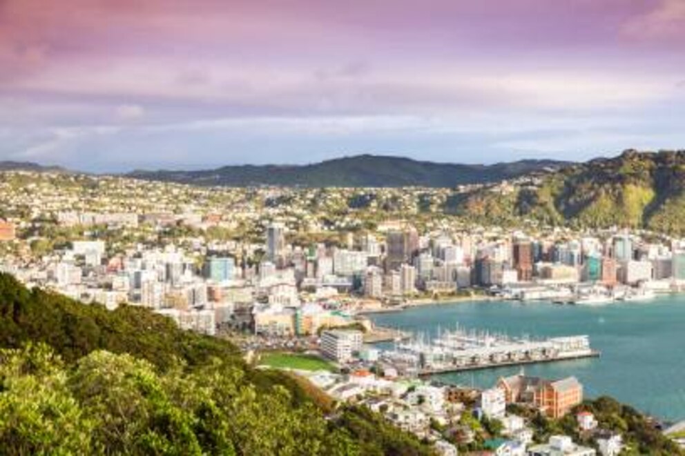 Wellington, die Hauptstadt von Neuseeland
