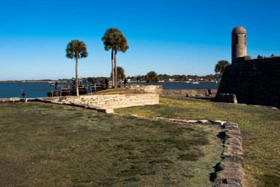 Das Castillo de San Marcos Momument in Saint Augustine