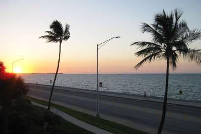 Weit entfernt vom Massentourismus ist man beim Sonnenaufgang am South Roosevelt Boulevard