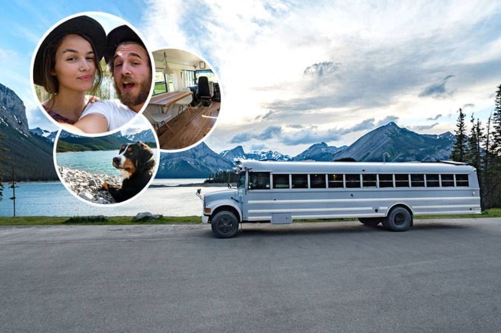 Im Februar 2016 startete für Felix Starck, Freundin Selima Taibi und Hund Rudi die „Expedition Happiness“ – eine Reise, die sie in einem umgebauten Schulbus von Alaska runter in den Süden führte