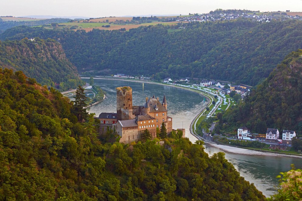 The perfect road trip through Germany passes by the Upper Middle Rhine Valley, an UNESCO World Heritage Site