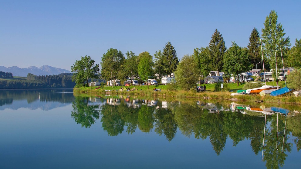 der Campingplatz Via Claudia Camping im Allgäu