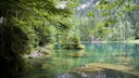 Blausee in der Schweiz