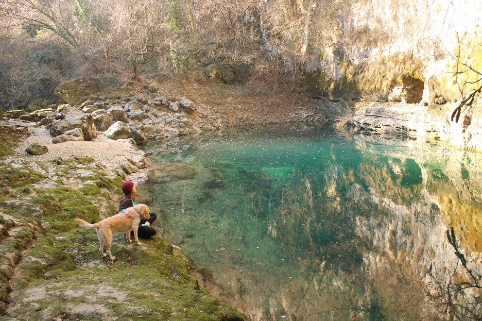  Bilderbuch-Idylle: Marina in Laghetto di Ponte Subiolo in Italien