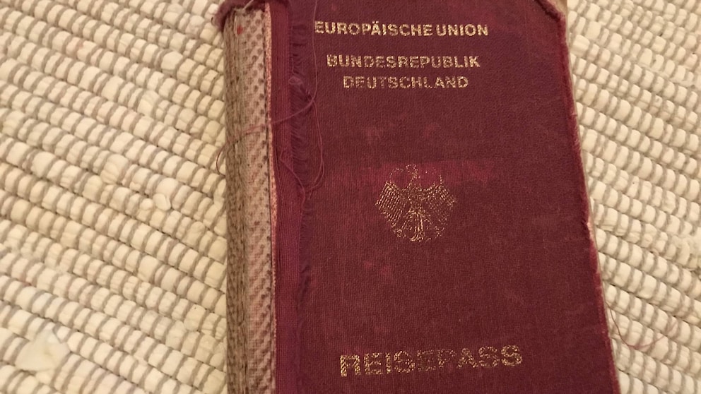 Reisepass, abgenutzt