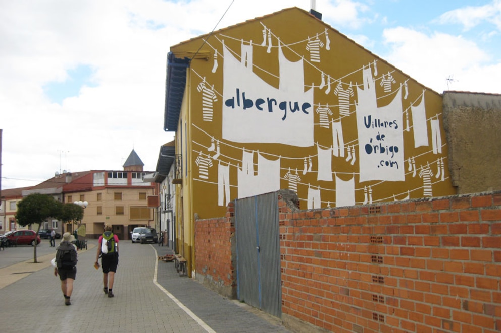 Jakobsweg, Herberge in Villares de Orbigo