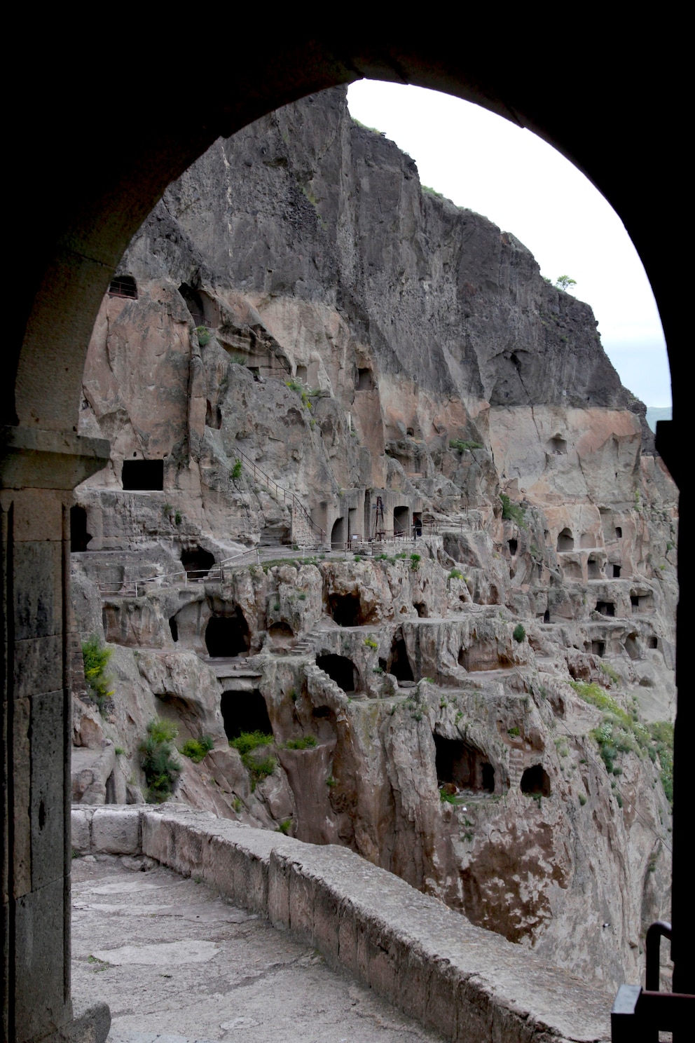 Die Felsenfestung Wardsia wurde für die Verteigung von Georgiens Grenzen errichtet