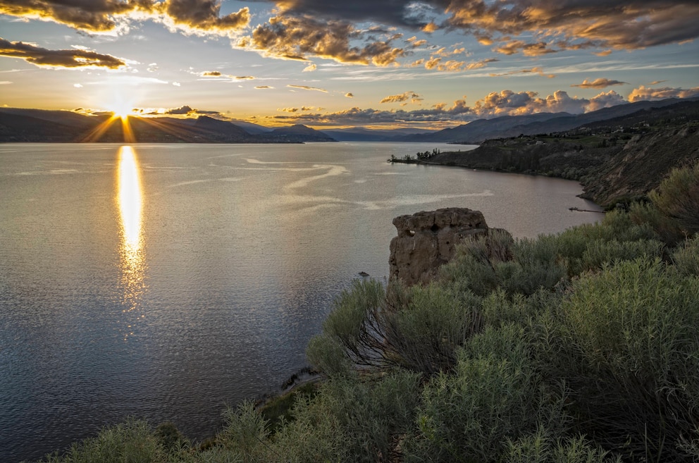  Der Lake Okanagan in British Columbia