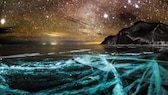 Baikalsee, Sibirien, bei Nacht