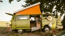 Campervan, Wohnmobil, Natur