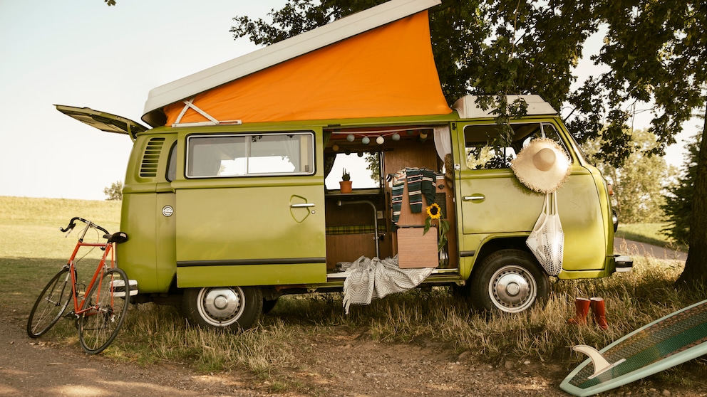 Campervan, Wohnmobil, Natur