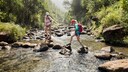 Mutter, Tochter, Kind, Kinder, Wandern