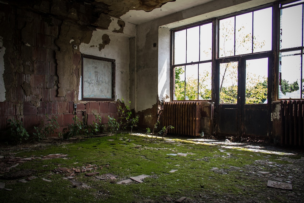 Verlassenes Gebäude, North Brother Island, New York