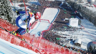 Steil und rasant: Auf der Streif in Kitzbühel treffen sich alljährlich die weltbesten Skifahrer zum Hahnenkamm-Rennen
