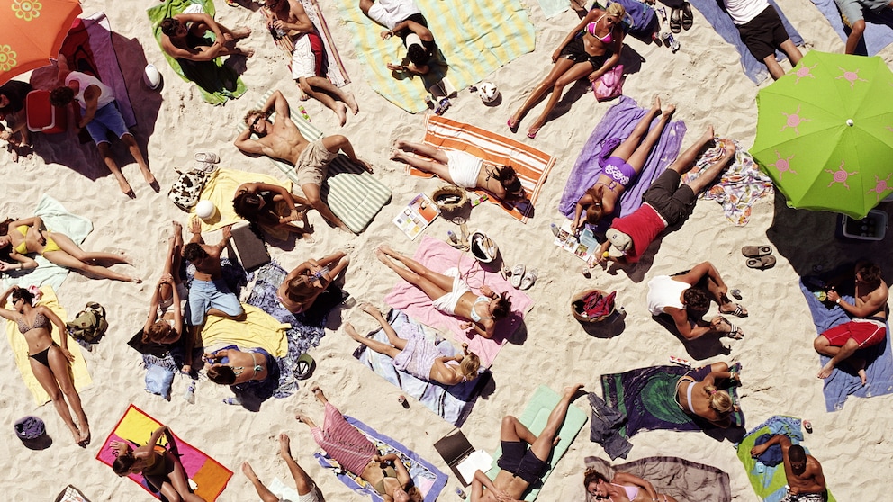 Nervige Strandtypen