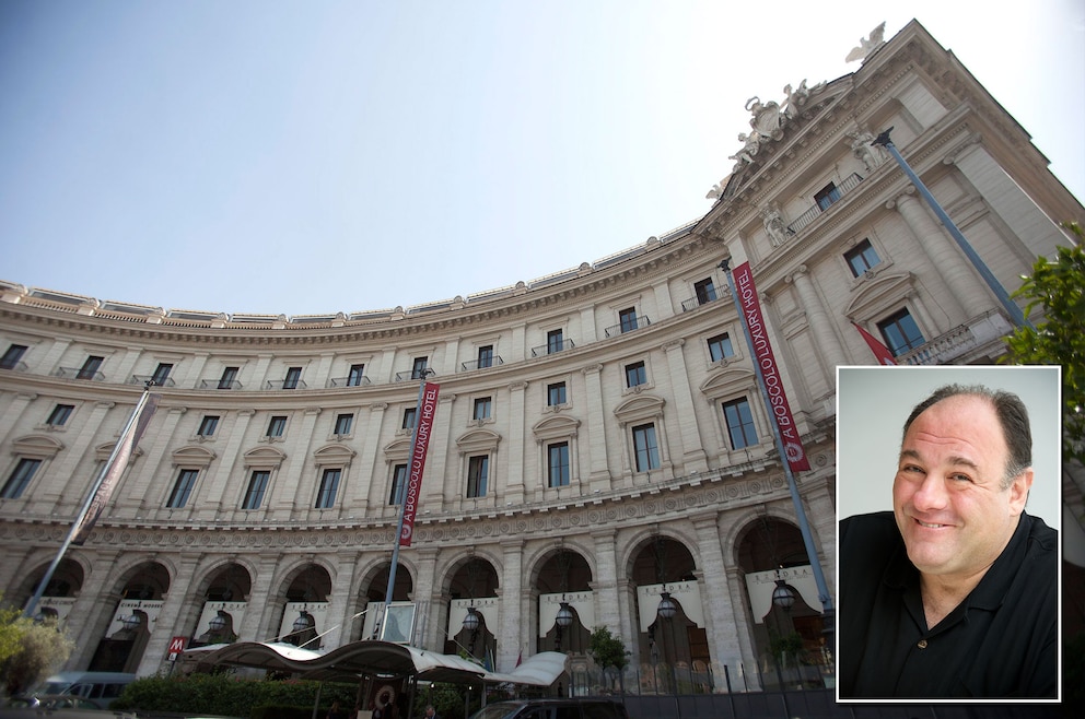 James Gandolfini – Hotel Boscolo Exedra Roma