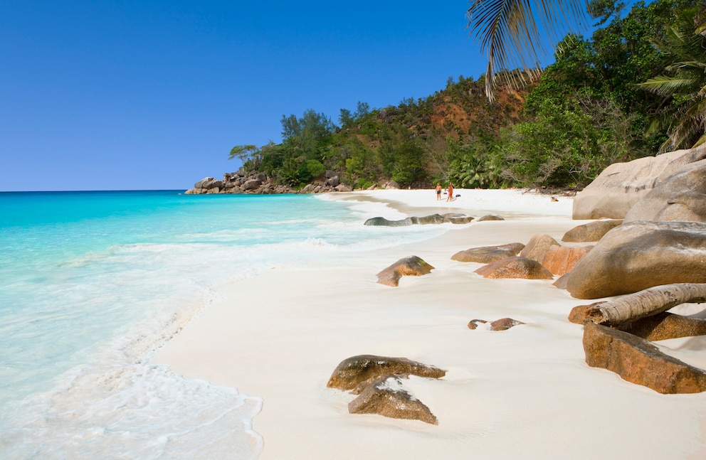 Einer der schönsten Strände der Seychellen: Anse Georgette