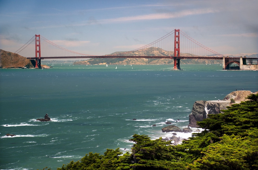 Die Golden Gate Bridge vor den Toren San Franciscos