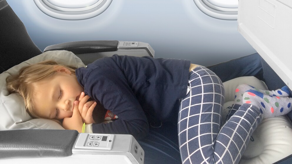 Der Fly LegsUp soll Kindern eine ruhige Flugreise bescheren – und damit auch deren Eltern