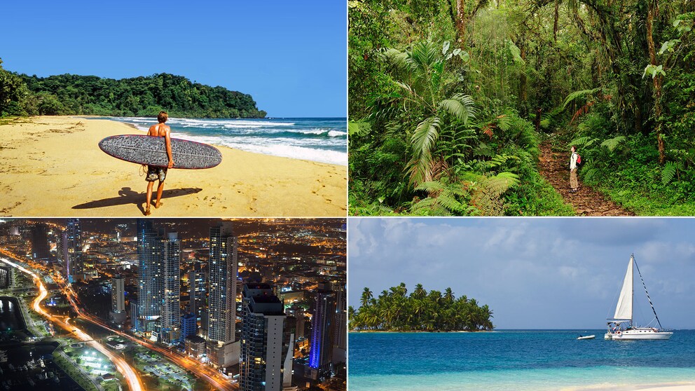 Eine Metropole, Strand, Urwald, Inseln: Panama