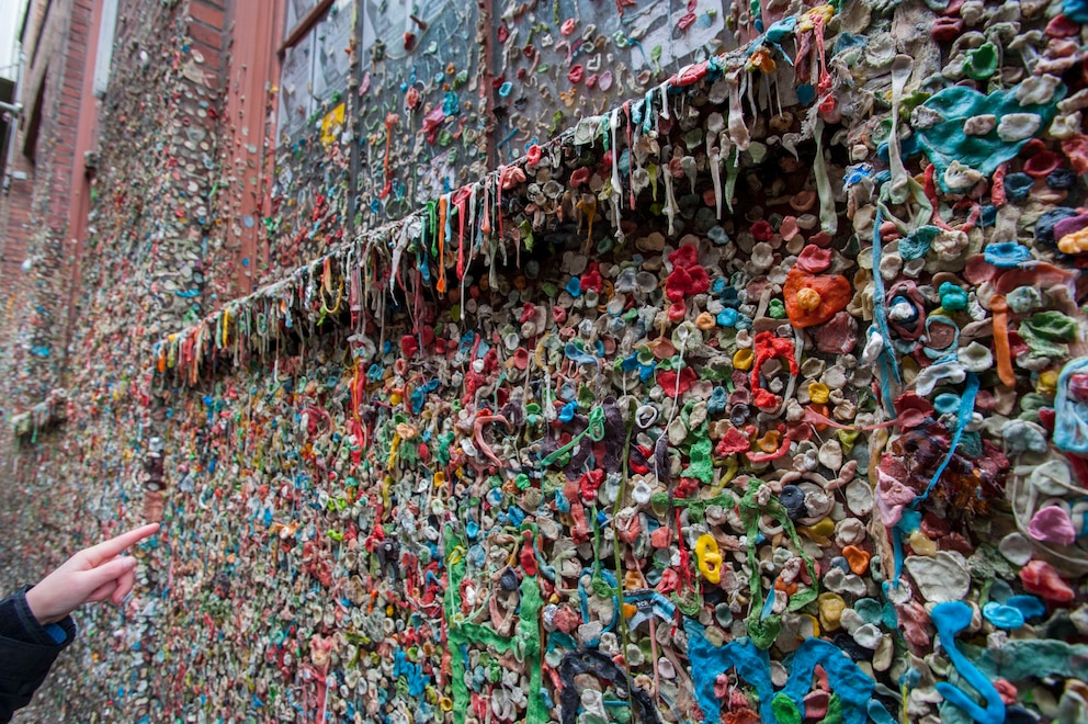 Seattle Gum Wall, Kaugummi