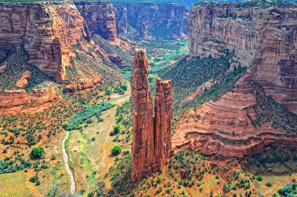 Spider Rock im Canyon de Chelly