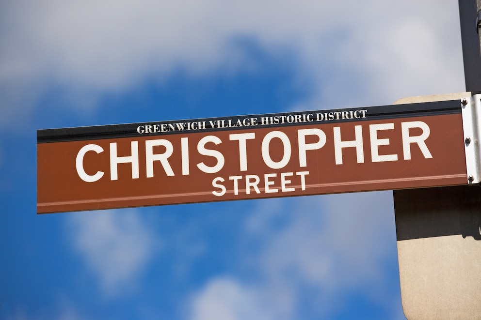 Christopher street sign, New York