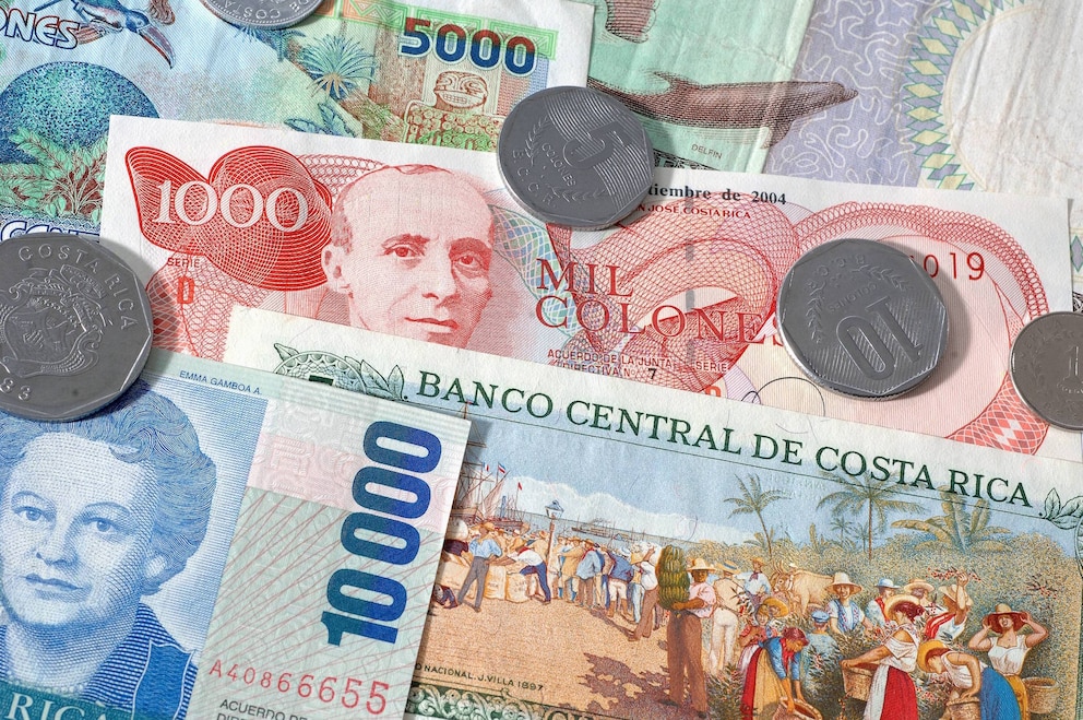 Das Plastikgeld von Costa Rica