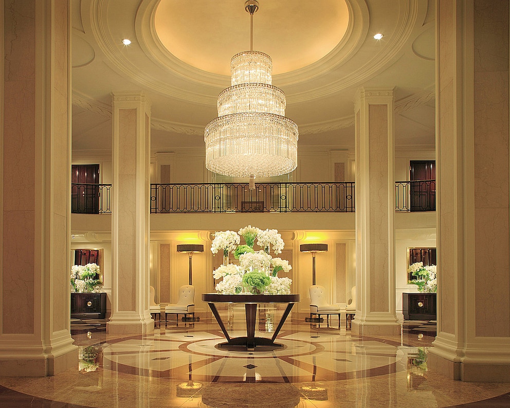 Das Foyer des Beverly Wilshire Hotels