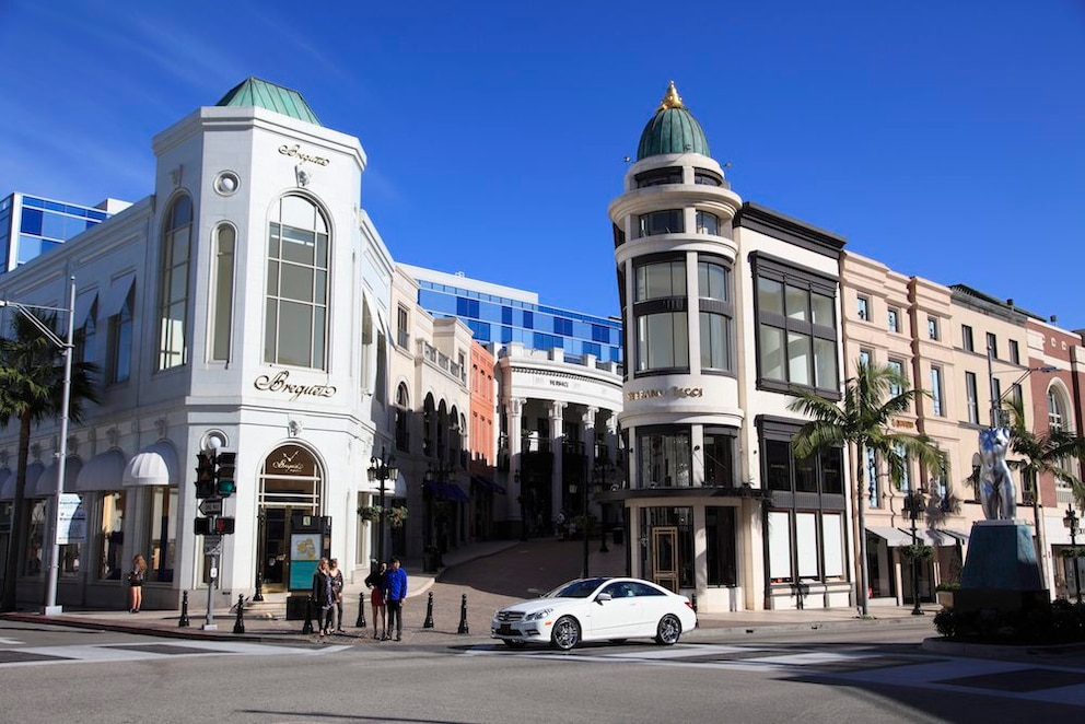 Der Rodeo Drive in Beverly Hills