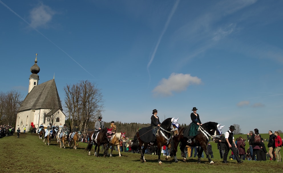 In Traunstein findet am Ostermontag der traditionelle Georgiritt statt