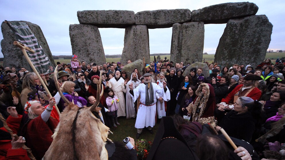 Wintersonnenwende in Stonehenge