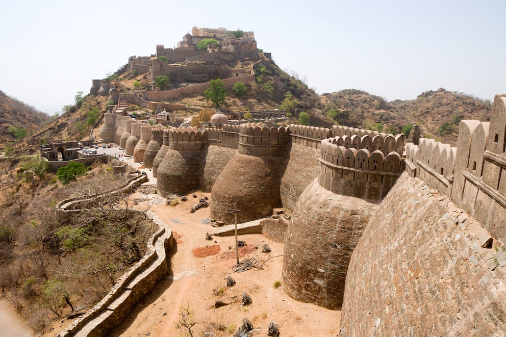 Die Kumbhalgarh-Festung in Indien