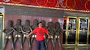 Statue der Burlesque-Showgruppe in Las Vegas