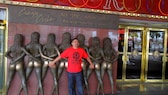 Statue der Burlesque-Showgruppe in Las Vegas
