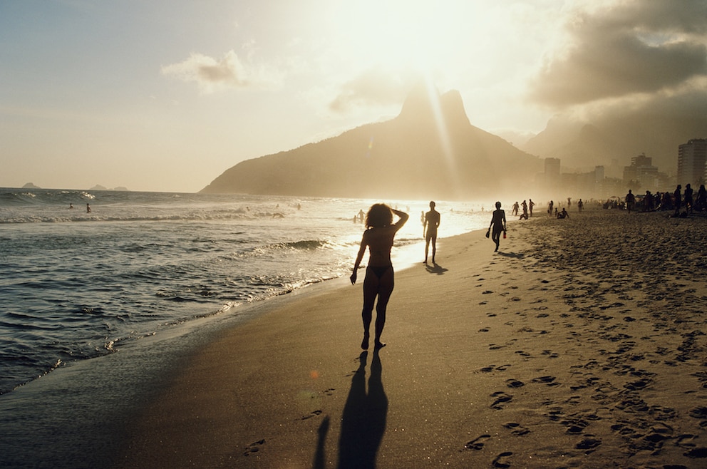 Der Strand von Ipanema in Rio de Janeiro