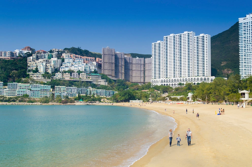  Der Repulse Bay Beach in Hongkong