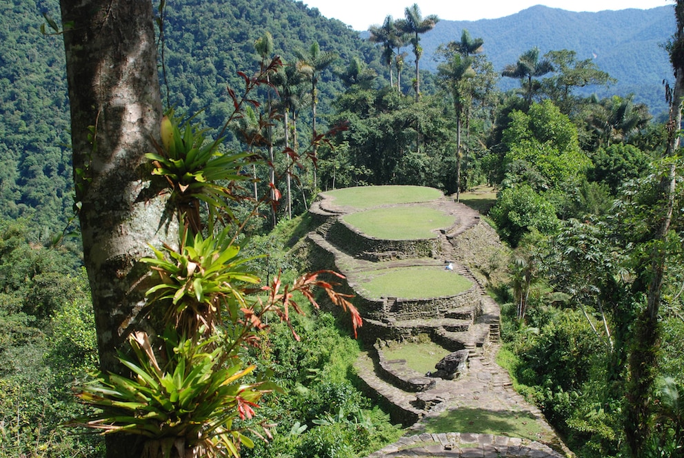 Ruinenstadt Ciudad Perdida in Kolumbien