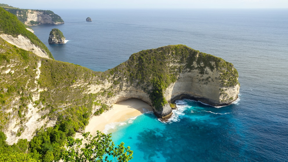 Kelingking Beach, Nusa Penida, Bali, Indonesien