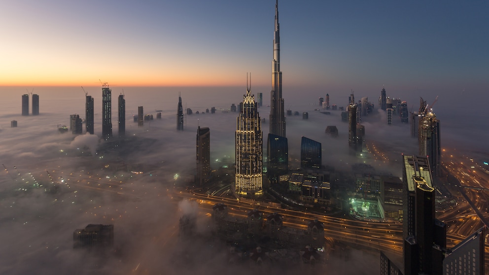 Nebliges Dubai