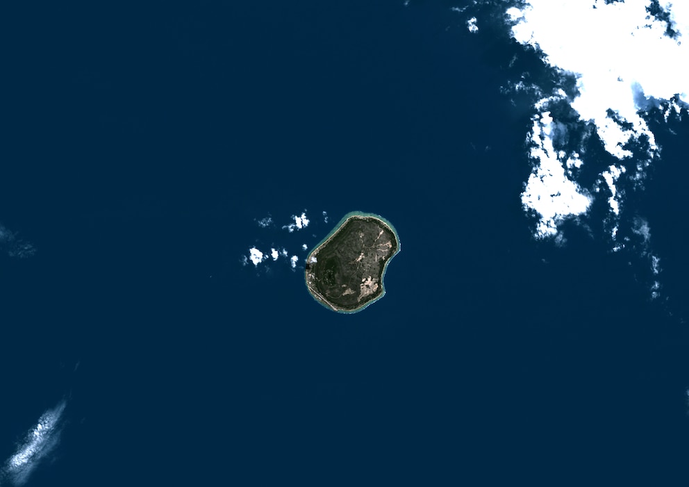 Nauru Satellitenansicht