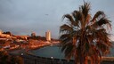Blick auf Sotschi und die lange Strandpromenade