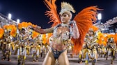 Karneval in Rio ,Tänzerin der Sambaschule Unidos da Tijuca