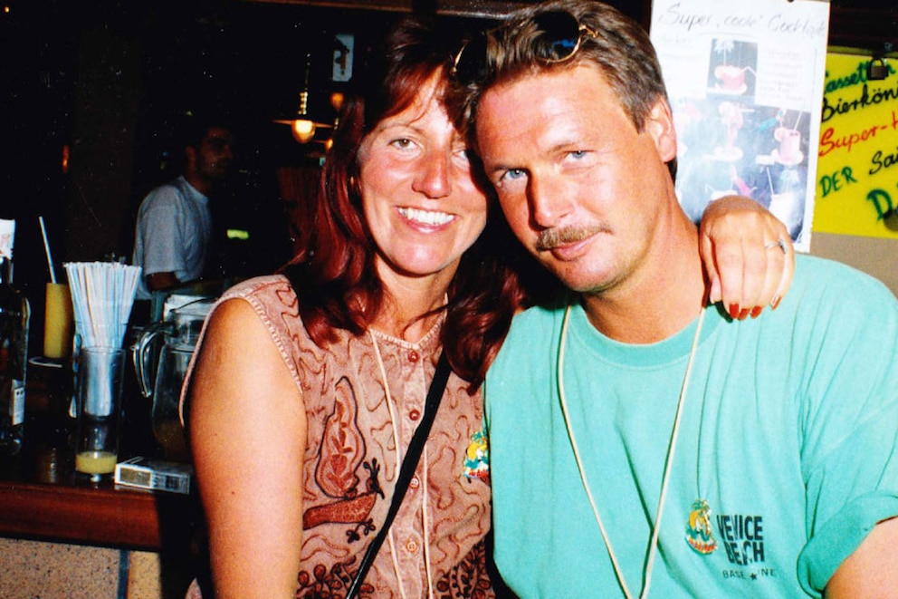 André und Annette Engelhardt 1997 im Lokal „Bierkönig“