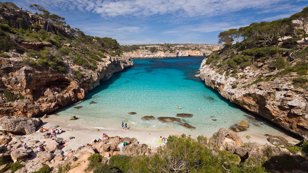 Strand auf Mallorca, Spanien