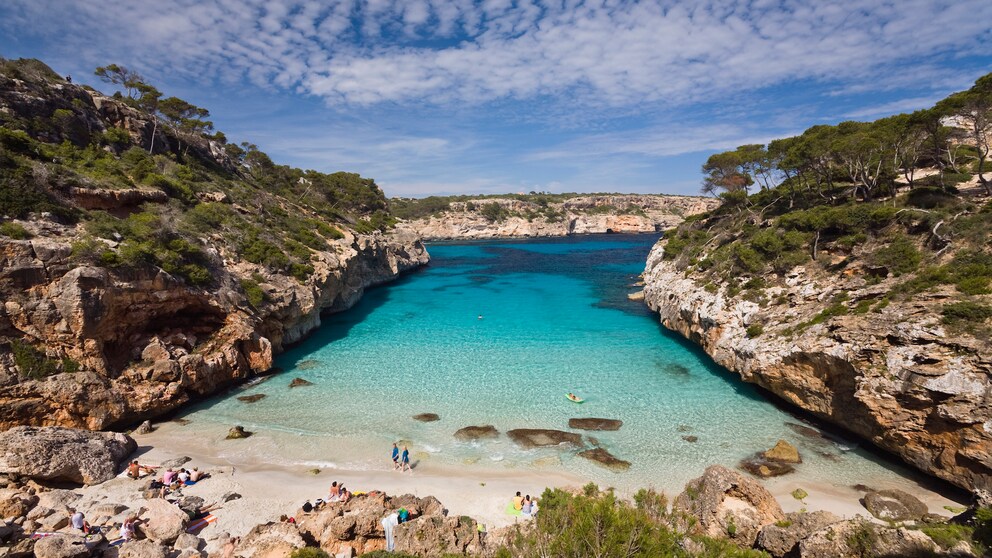 Strand auf Mallorca, Spanien