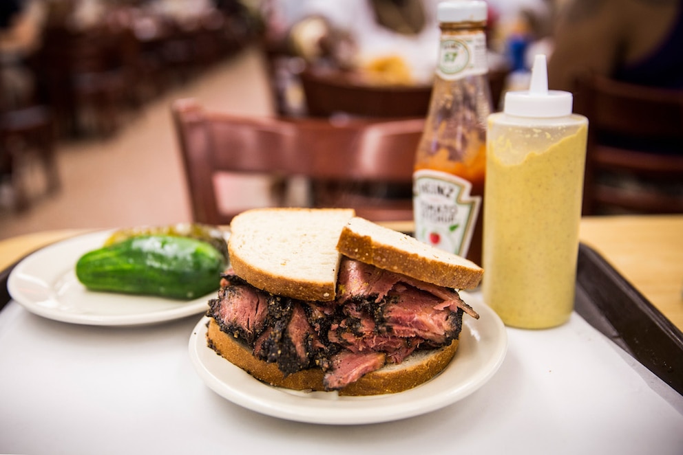 Pastrami-Sandwich im Katz's Deli