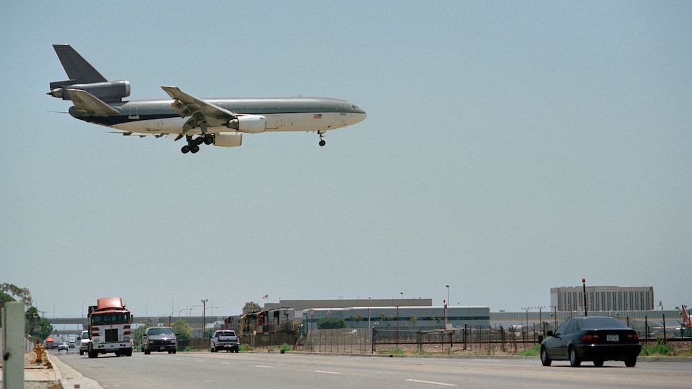 Flugzeug, Landeanflug