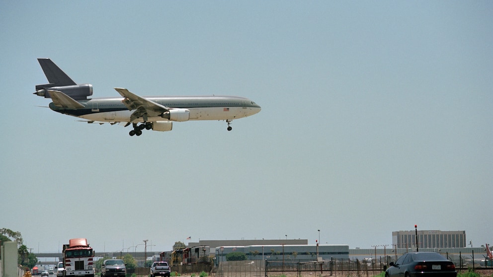 Flugzeug, Landeanflug